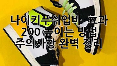 나이키푸쉬업바 💪 효과 200% 높이는 방법 & 주의사항 완벽 정리!